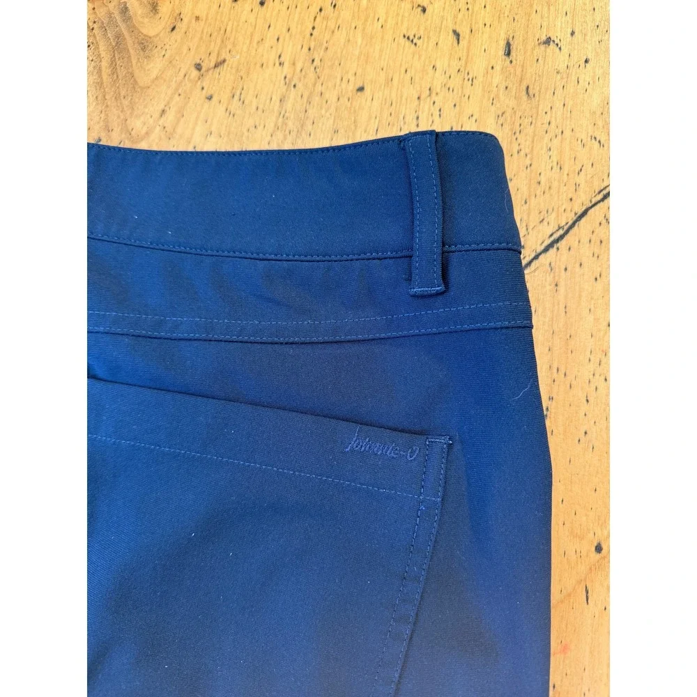 Johnnie-O Prep-Formance 33x31 Navy Blue Golf Pants Mens Technical 5-Pocket Pants